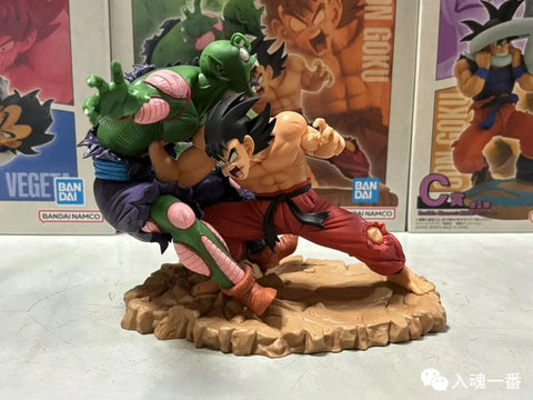 Dragon Ball Son Goku, Piccolo & Bulma PVC Figure Set – Anime Collectible Statues for Desk or Room Display