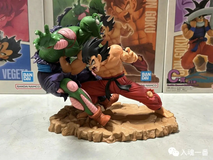 Dragon Ball Son Goku, Piccolo & Bulma PVC Figure Set – Anime Collectible Statues for Desk or Room Display