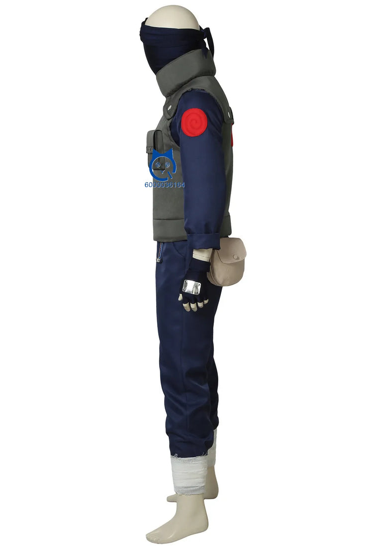 Hatake Kakashi Cosplay Costume – High-Quality Anime Outfit for Men, Ideal for Role Play, Halloween, Party, and Comic Con Events