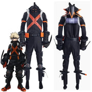 Katsuki Bakugou Cosplay Costume – Anime Battle Dress and Combat Suit for Halloween and Carnival Events