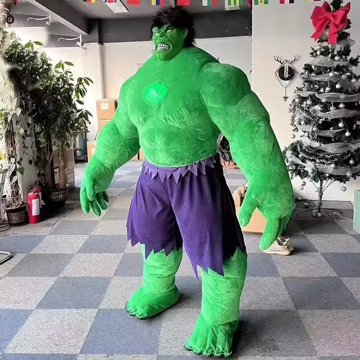 Marvel Avengers Inflatable Hulk Mascot Costume – Giant Green Character Cosplay for Parties, Events, and Ceremonies