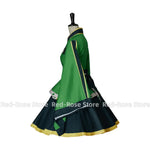 Froppy Cosplay Frog Tsuyu Asui Costume Fantasy Dress Kimono Lolita Maid Cosplay Uniform Outfits Women Suit