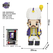 32cm Guardian Model Building Blocks Royal Soldier Figure Block Toy for Boys & Girls Birthday Gift Living Room Decor Assembly Kit