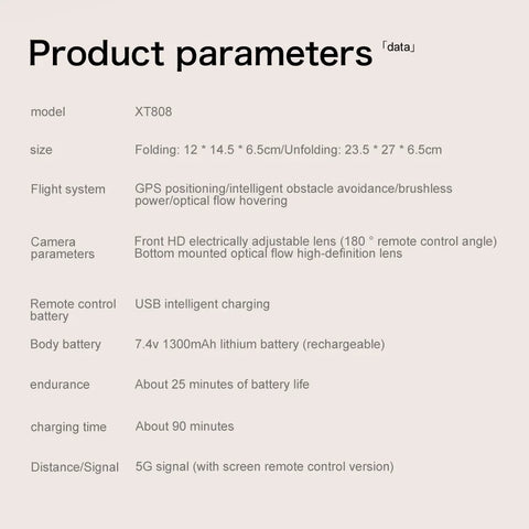 Xiaomi Mijia XT808 GPS Drone Professional 8K HD Dual Camera Brushless Motor avoidance WIFI FPV Foldable RC Quadcopter Helicopter