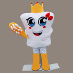 Tooth Mascot Costume – Dental Care Cosplay for Health Education, Advertising & Role Play Events