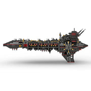 Creative MOC Small Particle Building Block Space Battleship Model Warhammer 40K 2346 Pcs