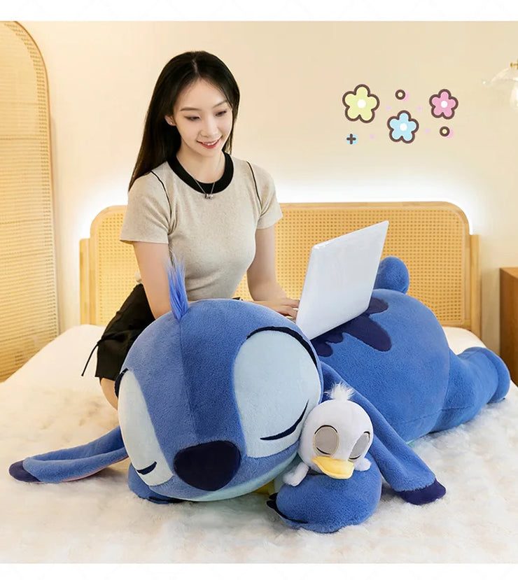 Miniso Disney Stitch Laying Down Stuffed Plushie Doll
