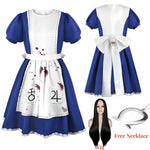 Alice Princess Cosplay Dress – Maid Apron Costume from Madness Returns for Women & Girls Halloween or Party Wear
