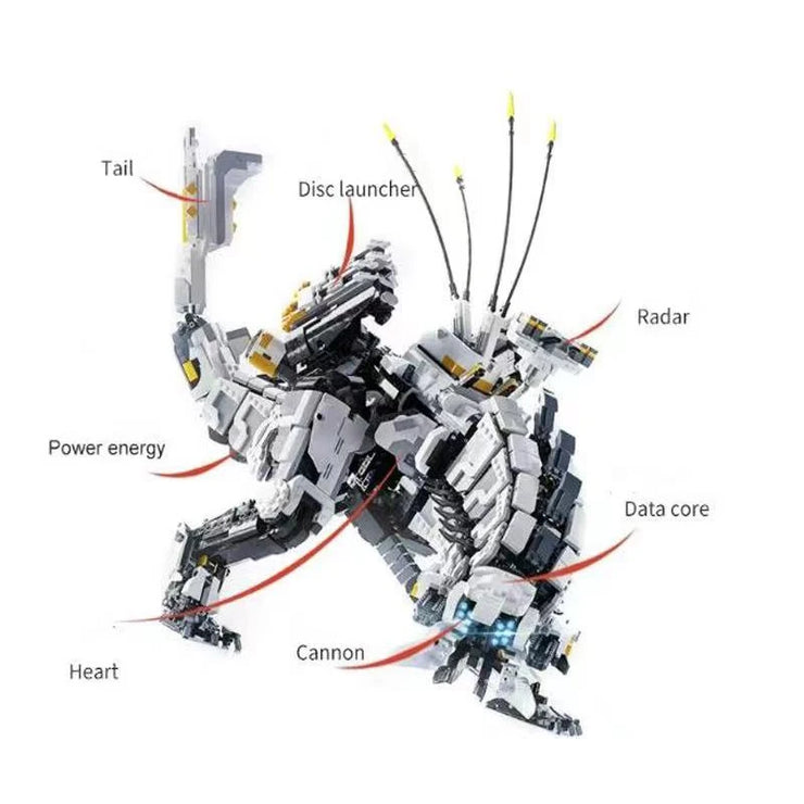 MOC Horizon Zero Dawned Tallneck Model Huge Version Building Blocks Brick Set 7400PCS