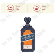 Wine Bottle Building Bricks Blocks Set 258 Pcs
