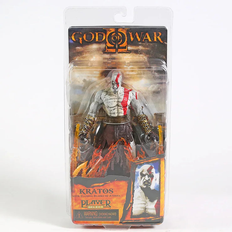 NECA God of War 2 II Kratos In Ares Armor W Blades PVC Action Figure Toy