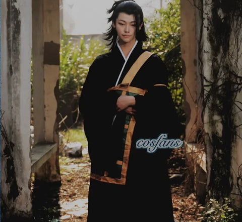 Geto Suguru Cosplay Costume – Blue or Black Anime Kimono Outfit for Men and Women, Ideal for Halloween and Events