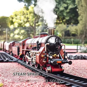 Classic Electric Train Set – Retro Steam Locomotive with Alloy Engine and Tracks for Kids