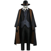 Nakahara Chuuya Cosplay Costume – Full Set with Hat and Gloves from Bungo Stray Dogs for Adults, Perfect for Halloween and Anime Events