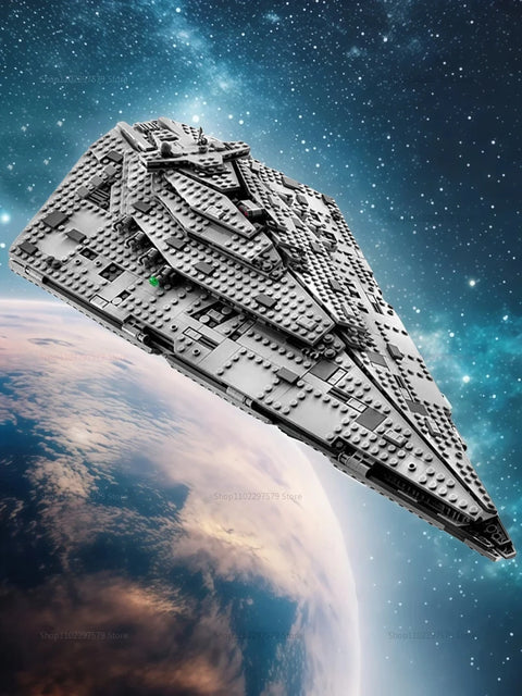 First Order Destroyer 1416 pieces Spaceship Building Blocks