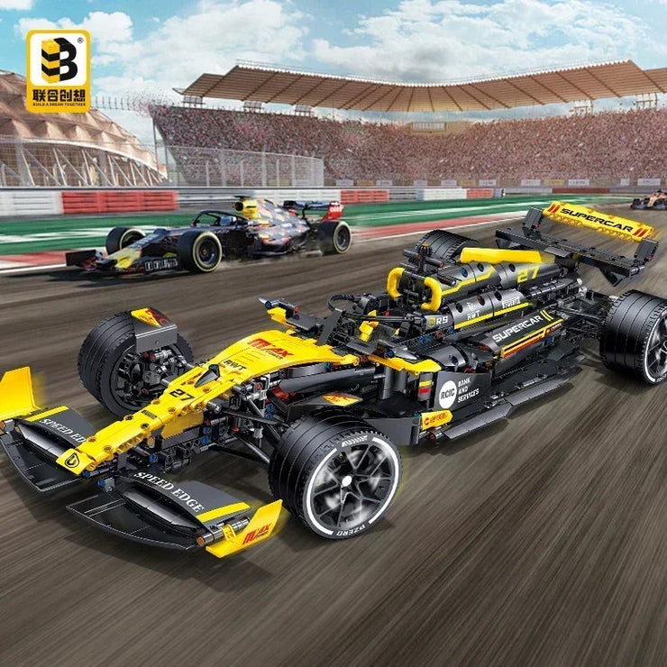 JKC7205 Stock Pattern F1 Racing Sports Car Building Block Brick Set 1650pcs