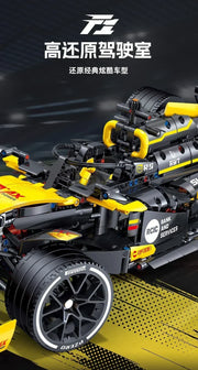 JKC7205 Stock Pattern F1 Racing Sports Car Building Block Brick Set 1650pcs
