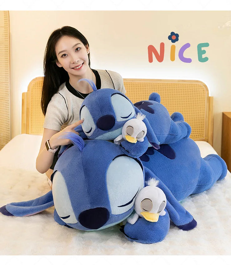 Miniso Disney Stitch Laying Down Stuffed Plushie Doll