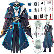 Anaxagoras Cosplay Costume – Honkai: Star Rail Uniform with Wig from Grove of Epiphany Amphoreus for Men and Women, Ideal for Halloween Events