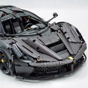 MOC 61505 Technical Black Super Sports Car Hypercar 4739 Pcs