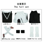 Bleach Thousand-Year Blood War Kurosaki Ichigo Cosplay Costume Wig Shinigami Attire Pauldron Outfit For MenHalloween New Party