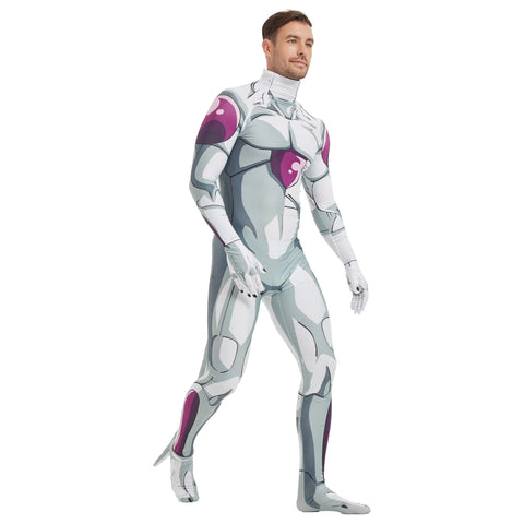 Dragon Ball Frieza Cosplay Spandex Zentai Jumpsuit Outfit