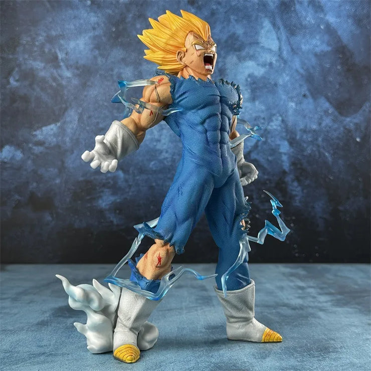 Dragon Ball Z Majin Vegeta Super Saiyan PVC Figure – Self-Destruct Pose Anime Collectible Statue