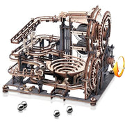 Robotime ROKR Marble Spaceport Electric Model Kit – 3D Wooden Puzzle