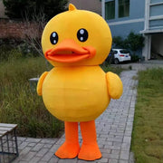 Yellow Duck Mascot Costume – Cartoon Character Cosplay Outfit for Adults, Festivals, Carnival & Halloween Parties