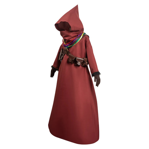 Kids Jawa Cosplay Bounty Hunter 3 Costume Child Boys Girls Roleplay Red Outfits Children Halloween Party Role Suits