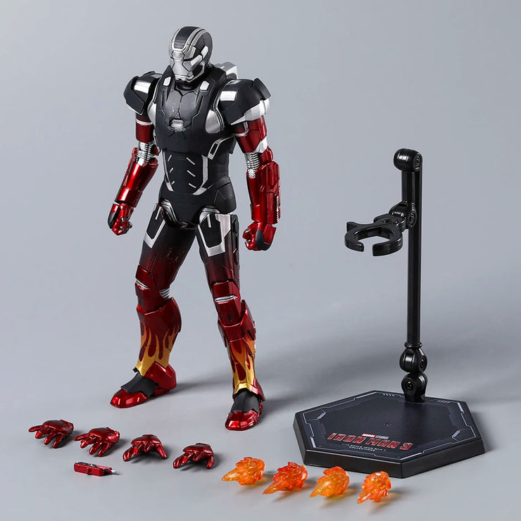 ZD Toys Iron Man 3 MK 22 24 35 41 47 PVC Action Figure Collectible Model Toy