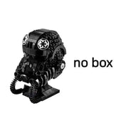 Star Wars Model Figure Stormtrooper Vader Tie Fighter Pilot Helmet Series  Building Blocks Brick Set