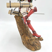 28cm Attack on Titans Levi Ackerman Action Anime Figura Kawai Eren Jaege Mikasa Ackerman The Armored Titan Figure