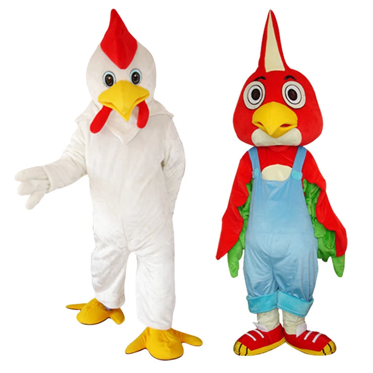 Chicken Mascot Costume – Cartoon Animal Cosplay for Easter, Parties, Advertising & Carnival Events