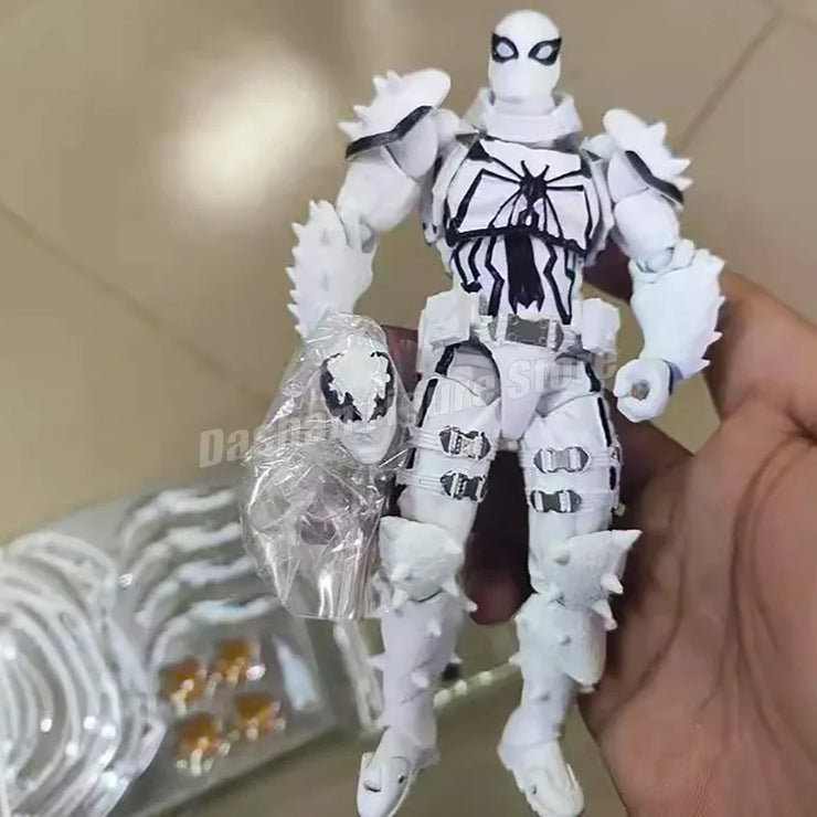 Amazing Yamaguchi Revoltech Agent Venom Action Figure – Superhero Eugene Thompson Model Toy, Perfect Gift Collection
