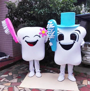 Tooth Mascot Costume – Dental Care Cosplay for Health Education, Advertising & Role Play Events