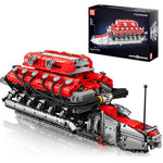 Engine Building Blocks Model Series Technical STEM Toys Moc Tank V8 Engine Supercar W16 Bricks Assembly Toy Set Kids Adults Gift