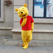 Pooh Bear Mascot Costume – Cartoon Character Cosplay for Advertising, Carnival & Party Events