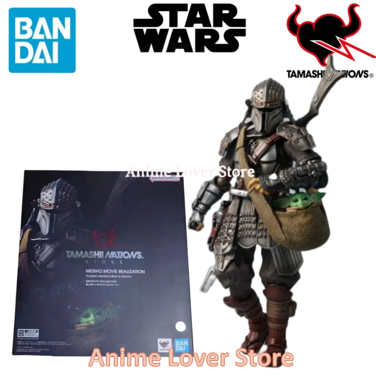 Bandai Original Star Wars Movie Realization Anime Action Figures – Darth Vader, Boba Fett, Kylo Ren & The Mandalorian