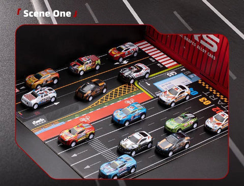 48-Piece Alloy Car Set – Classic Racing and Tin Car Models in Gift Box for Kids