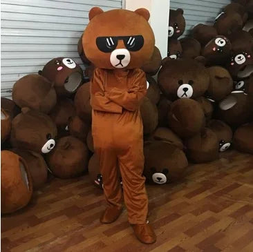 Brown Bear Mascot Costume – Cartoon Animal Character Cosplay for Carnival, Events & Identity V Theme