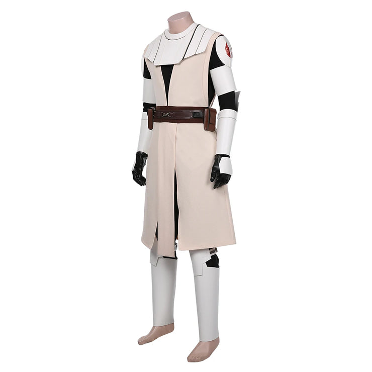 Obi-Wan Cosplay Costume – Movie Role Play Uniform for Adult Men, Ideal for Space Battle Fantasy and Party Events