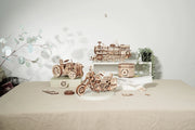 Robotime ROKR Cruiser Motorcycle DIY Wooden Model Kit – 420pcs Assembly Puzzle LK504