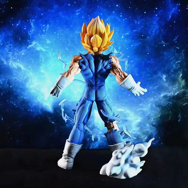 Dragon Ball Z Majin Vegeta Super Saiyan PVC Figure – Self-Destruct Pose Anime Collectible Statue