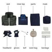 Hatake Kakashi Cosplay Costume – High-Quality Anime Outfit for Men, Ideal for Role Play, Halloween, Party, and Comic Con Events