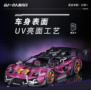 MOC Technical Modified SVJ Sports Car Building Bricks 3950 Pcs