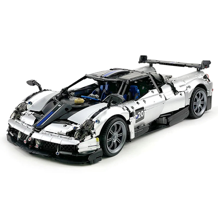 MOC 002 Super Sports Car Hypercar Huayra Model Building Blocks 4708 Pcs