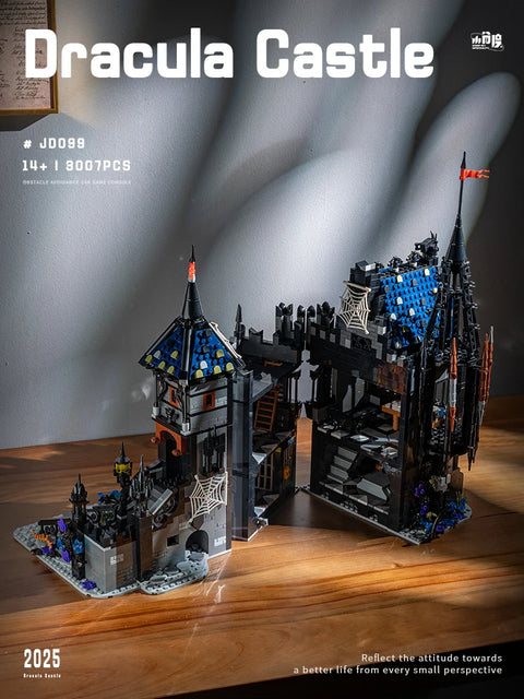 3007Pcs Famous Vampire Draculas Castle Horror House Building Blocks Set Medieval Grand Street View Bricks Toys Christmas Gifts