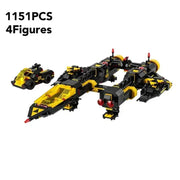 Blacktron Renegade 1151 pieces Building Blocks DIY Assembly Model Children Creative Toys