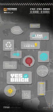 Retro DSLR Camera Assembly 500+ pieces Building Block Detachable Mechanical Trendy Punk Style Model